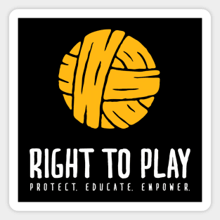 Right To Play Children's Charity Magnet